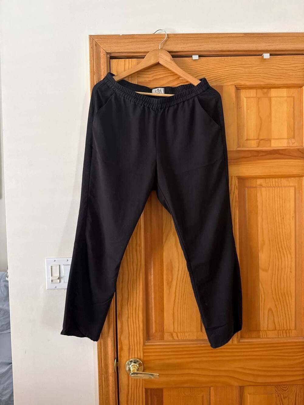 Marine Layer Women's Black Allison Pant - Modal Blend Elastic Waist Joggers
